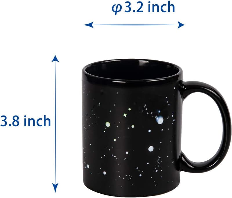 Magical Heat Changing Constellation Mug - 12 oz Novelty Gift