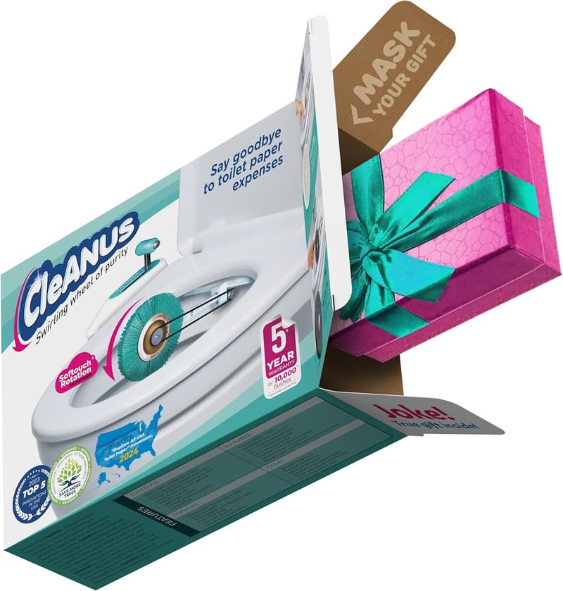 Funny Prank Gift Box for Men's Birthdays – Empty Gag Gift Box