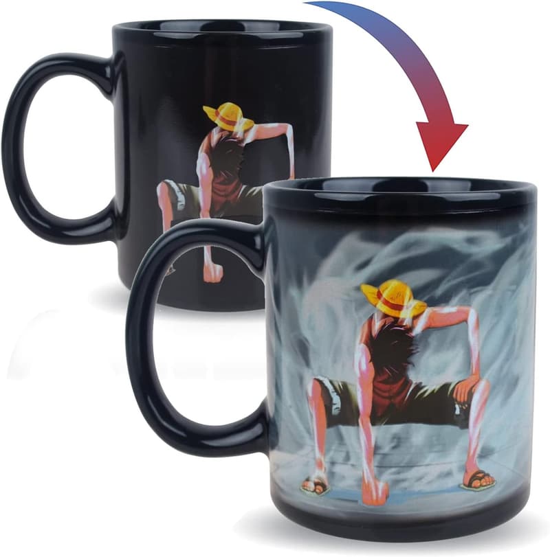Heat-Sensitive Color Changing Anime Coffee Mug for Christmas