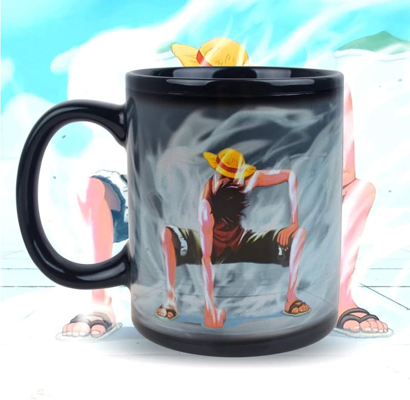 Heat-Sensitive Color Changing Anime Coffee Mug for Christmas