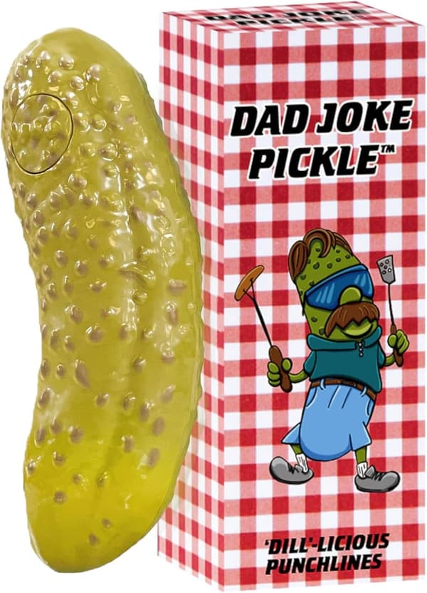 Dill-lightful Dad Joke Pickle Button - 100+ Best Jokes