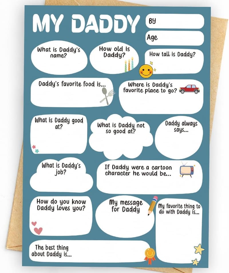 Father's Day Funny Card & Gifts from Kids