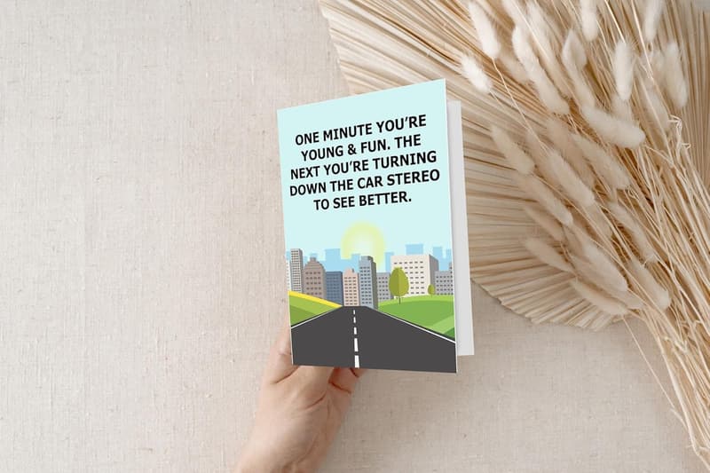 Funny Birthday Card - Hilarious Greeting for Men and Women