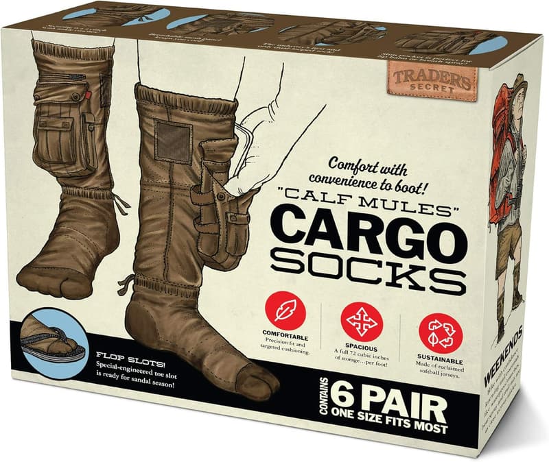 Prank Gift Box for Birthday - Cargo Socks Gag Present