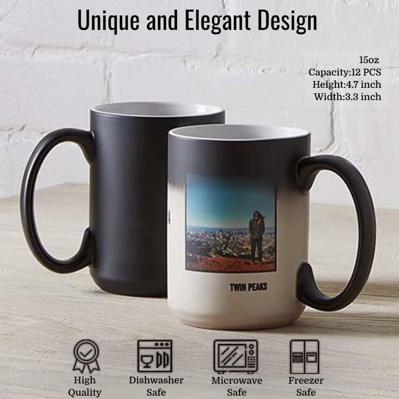 Color Changing Heat Sensitive Coffee Mugs - Set of 12