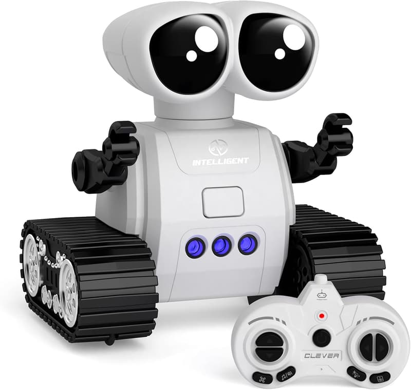 Rechargeable Remote Control Robot Toy with Walkie Talkie for Kids