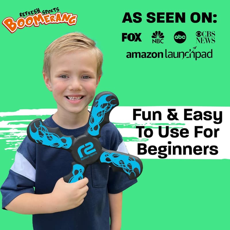 Boomerang Toy for Ages 6-13 - Perfect Birthday Gift for Kids