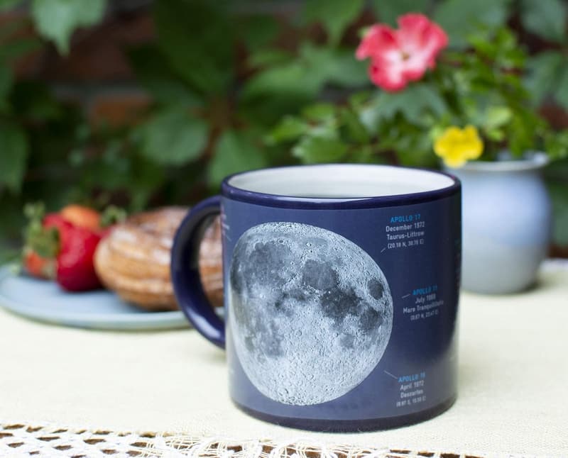 Heat Changing Moon Mug - Astrological Designs Appear with Coffee
