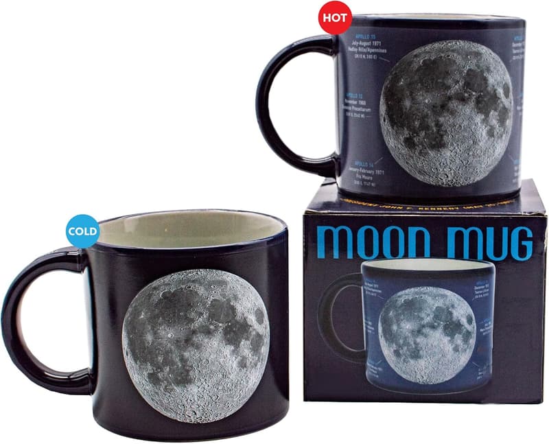 Heat Changing Moon Mug - Astrological Designs Appear with Coffee