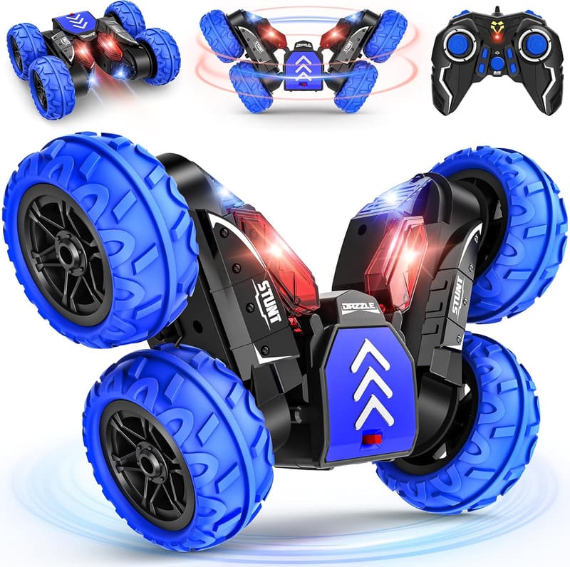 Rechargeable 4WD Stunt RC Car for Kids 3-12 Years