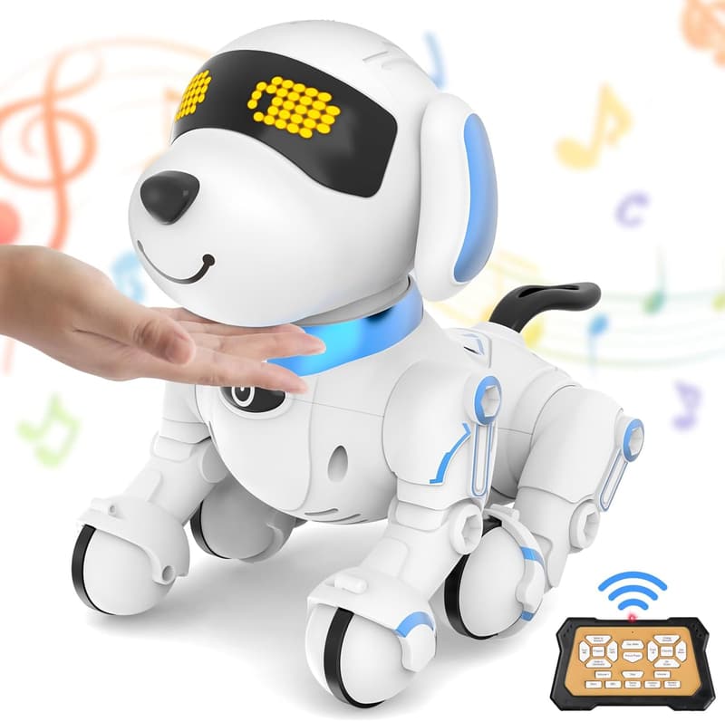 Remote Control Smart Robot Dog Toy for Kids, Ages 8-12