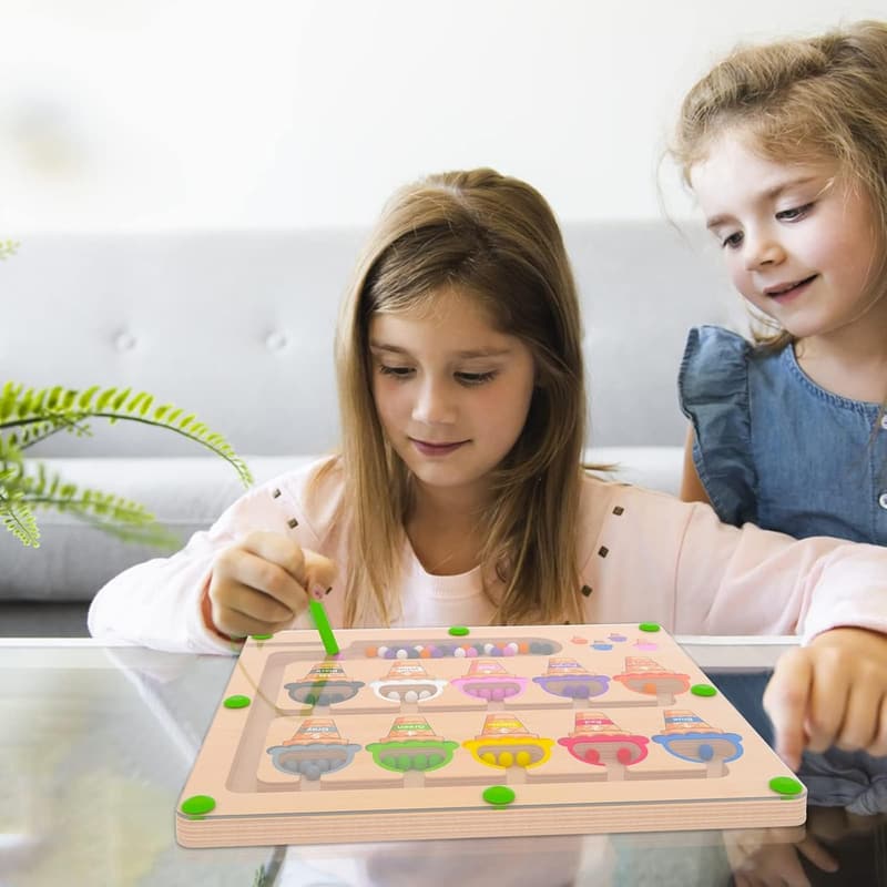Montessori Color Matching Puzzle for Toddlers 3-5 Years Old