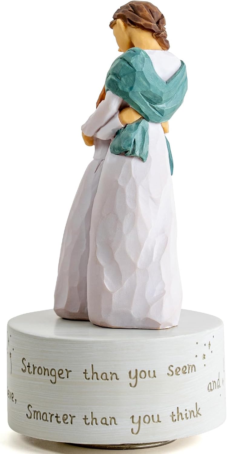 Daughter's Birthday Music Box Ornament – Hand-Painted Figurine