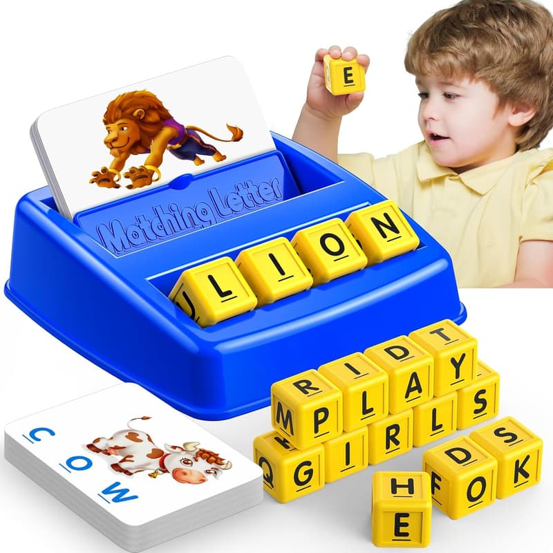 Montessori Matching Letter Games for Toddlers Ages 2-5