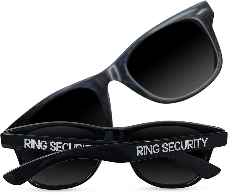 Ring Bearer Proposal Gift - Chic Sunglasses for Kids (Black)