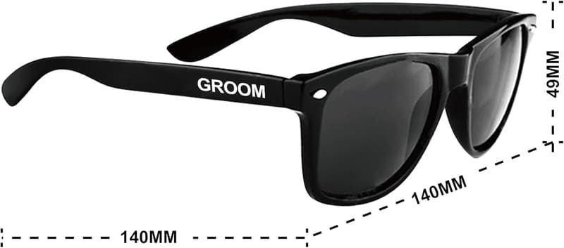 Bachelor Party Wedding Sunglasses Set for Groom & Groomsmen