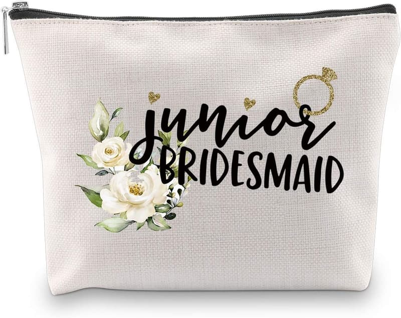 Junior Bridesmaid Makeup Bag - Ideal Bridal Party Gift