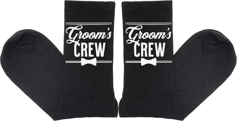 Groom's Wedding Socks for Groomsmen and Fathers