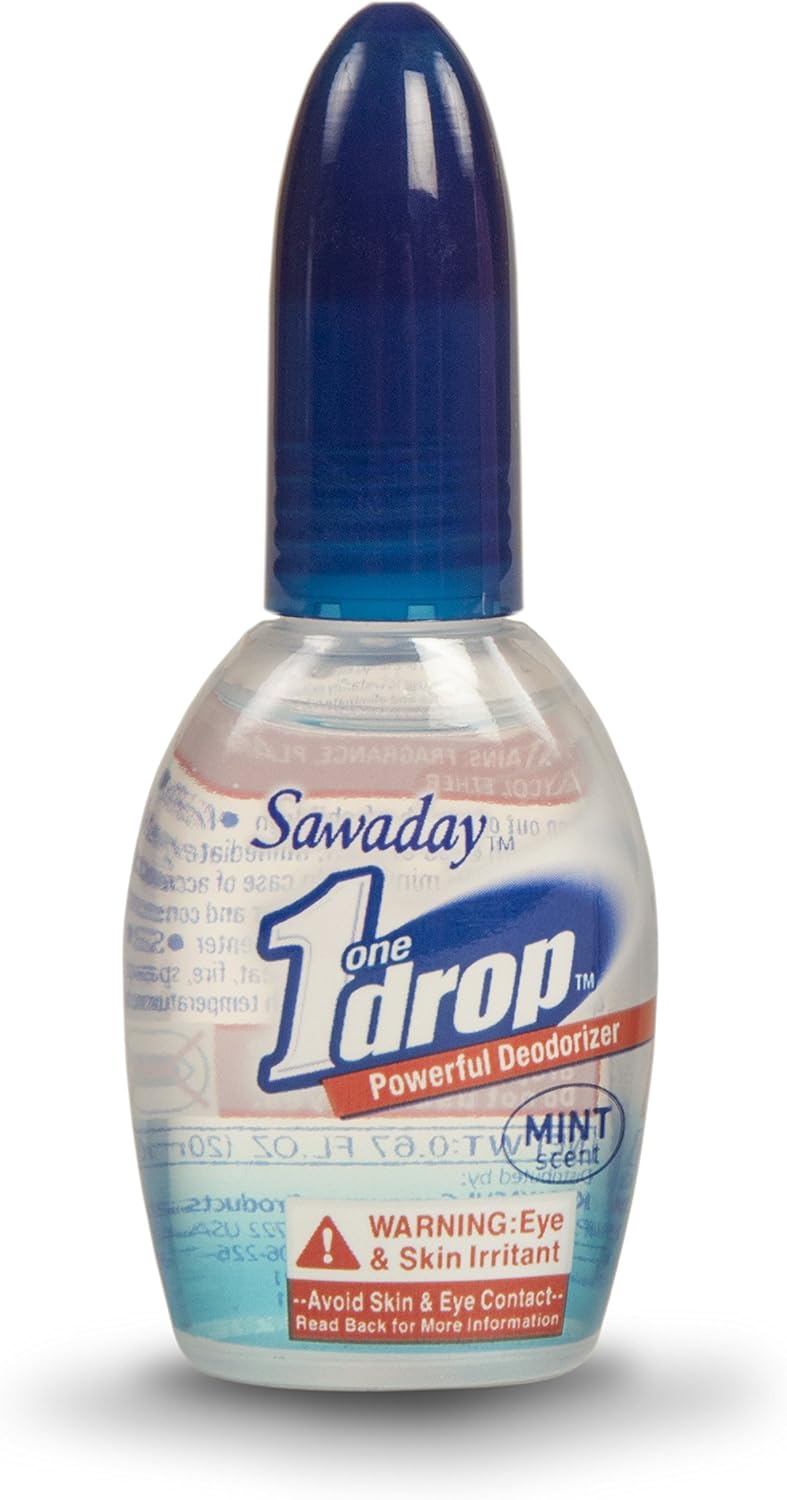 Mint-Scented Toilet Drops - Powerful Deodorizer, 0.67 fl oz
