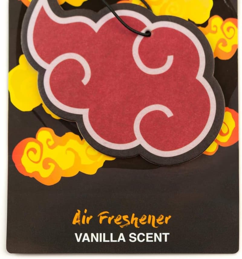 Naruto Akatsuki Red Cloud Car Air Freshener - Vanilla Scented