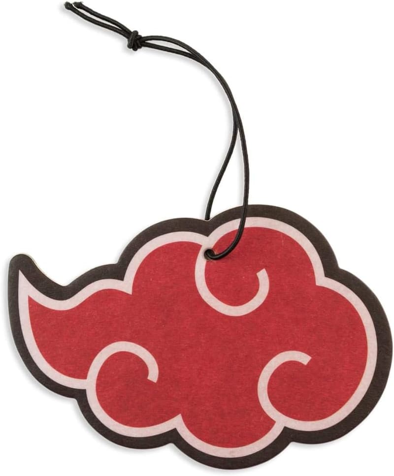 Naruto Akatsuki Red Cloud Car Air Freshener - Vanilla Scented