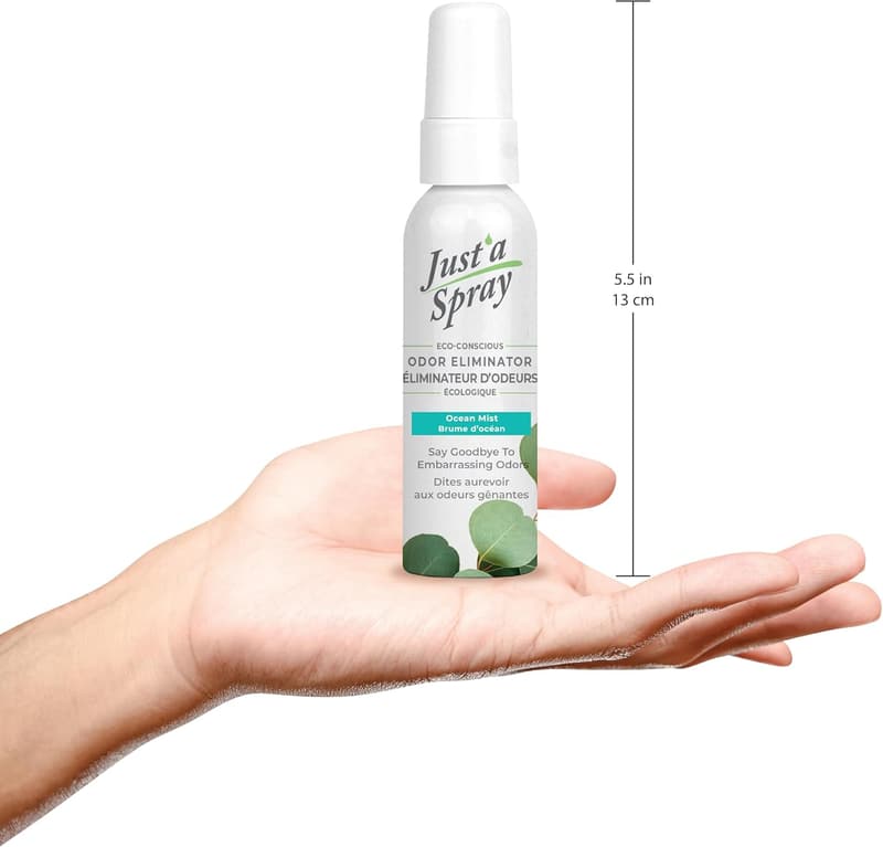 Ocean Mist Odor Eliminator Spray - Safe for People & Pets - 1.85 oz