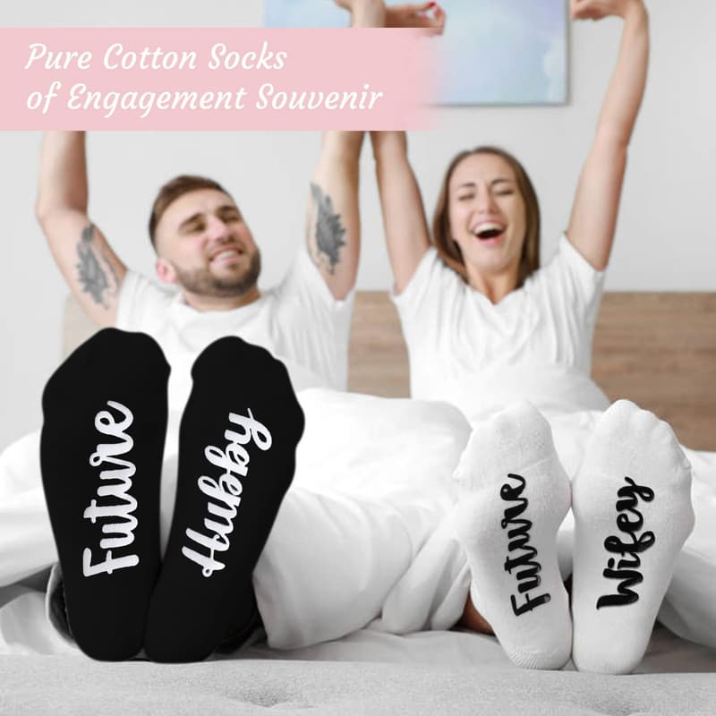 Engagement Gift Set for Couples – Personalized Wine Tumblers & Accessories