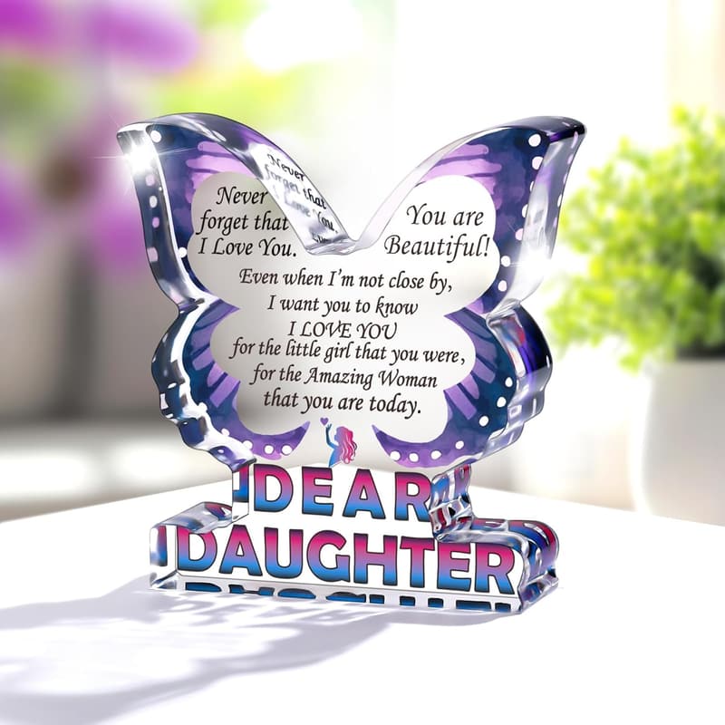 Inspirational Butterfly Plaques for Daughter's Birthday or Mother's Day