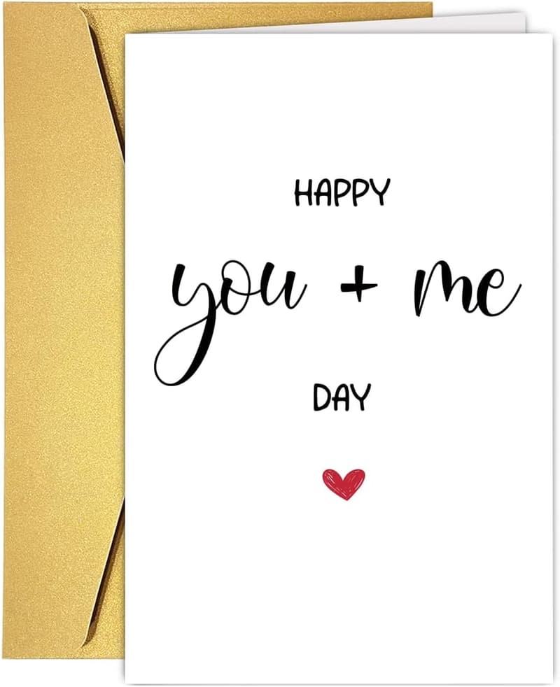 Anniversary Card for Couples - Funny & Sweet Design