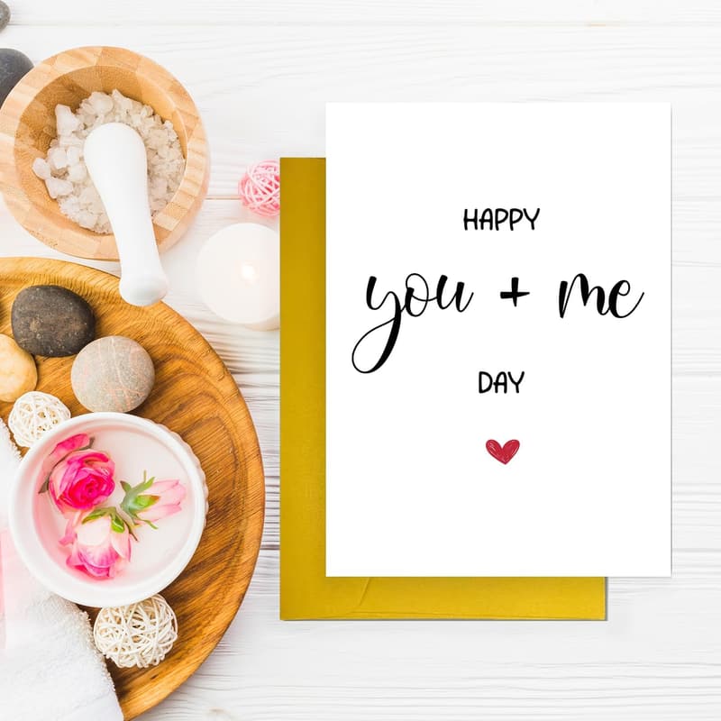 Anniversary Card for Couples - Funny & Sweet Design