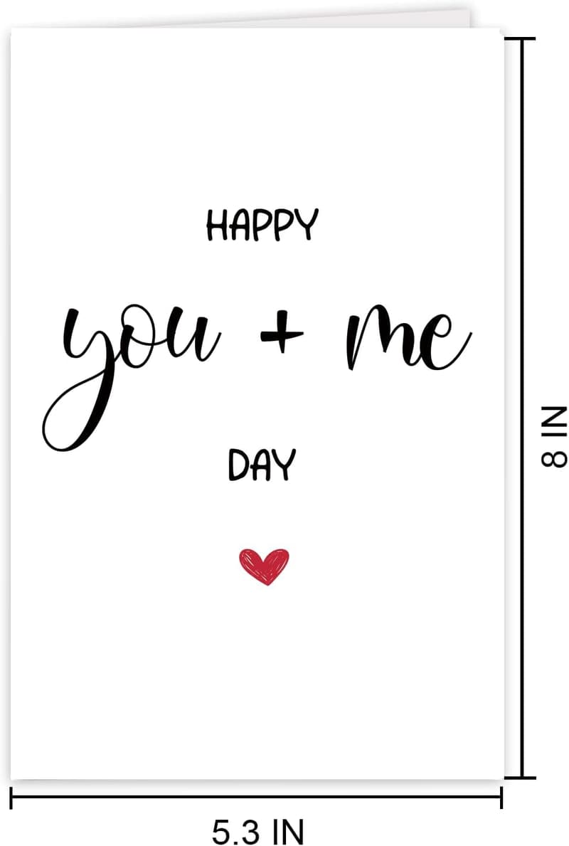 Anniversary Card for Couples - Funny & Sweet Design