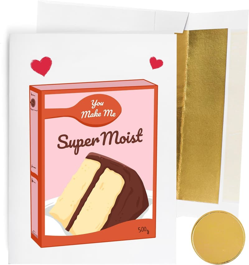 Funny Romantic Joke Card for Him - Perfect for Anniversaries & Birthdays