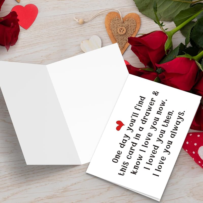 Valentine's Day Anniversary Card for Couples, Keepsake Design