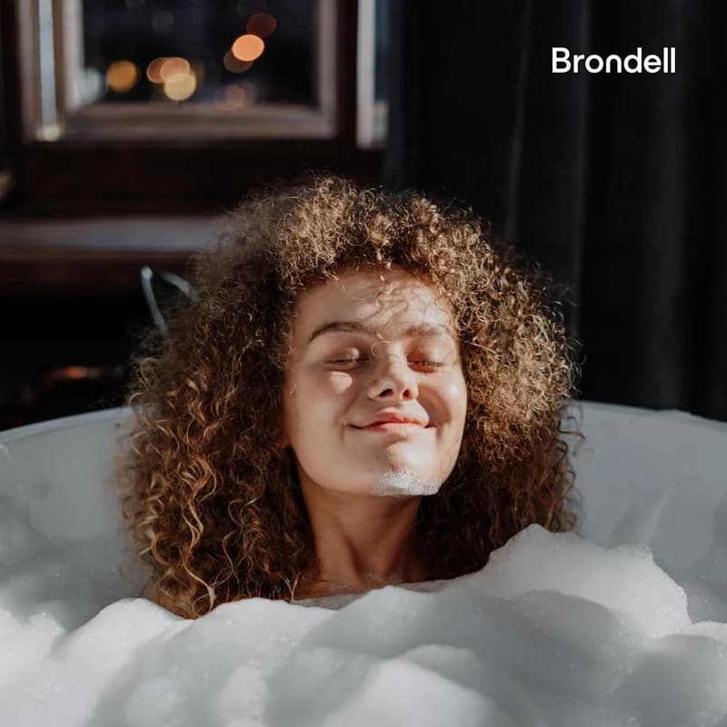 Brondell Non-Electric Bidet Seat for Elongated Toilets - White