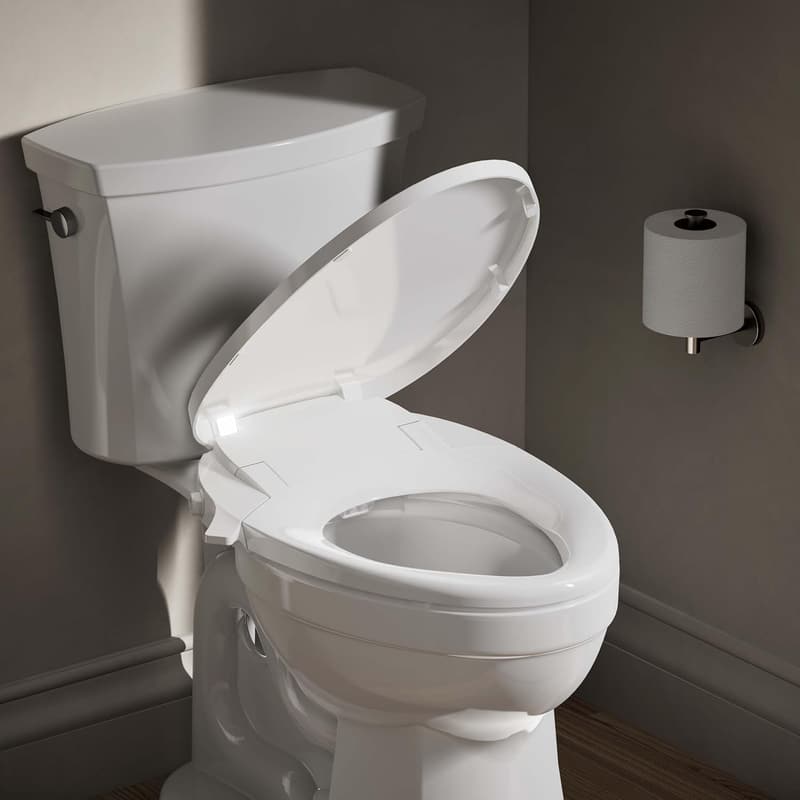 Kohler Manual Elongated Bidet Toilet Seat with Quiet-Close Lid