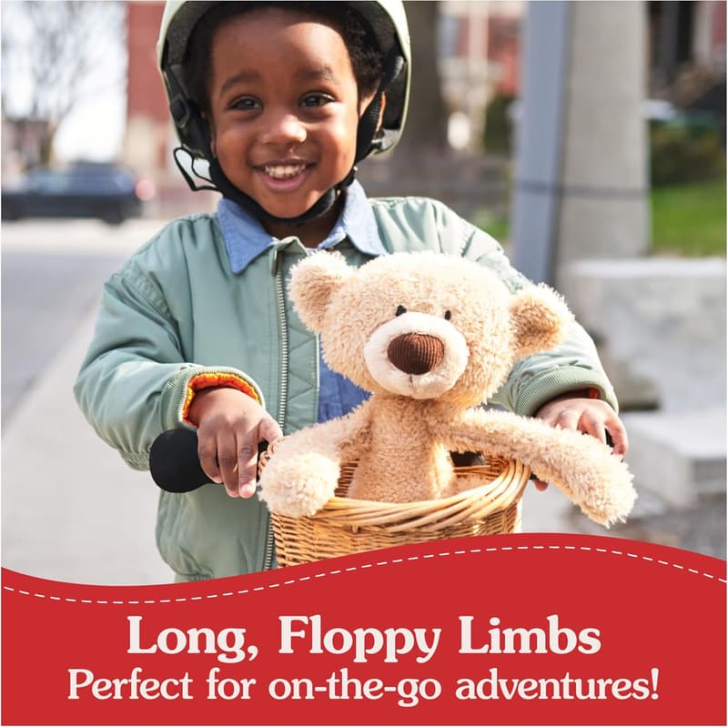 Classic Beige Toothpick Teddy Bear Stuffed Animal, 15”