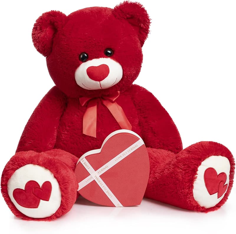 Large Red Teddy Bear Plush 36