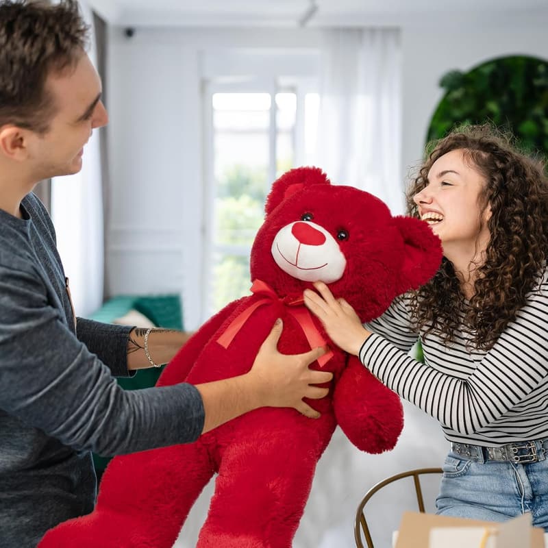 Large Red Teddy Bear Plush 36
