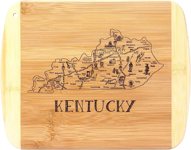 Kentucky State Bamboo Serving & Cutting Board, 11