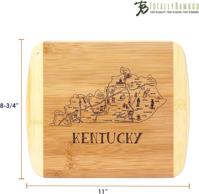 Kentucky State Bamboo Serving & Cutting Board, 11