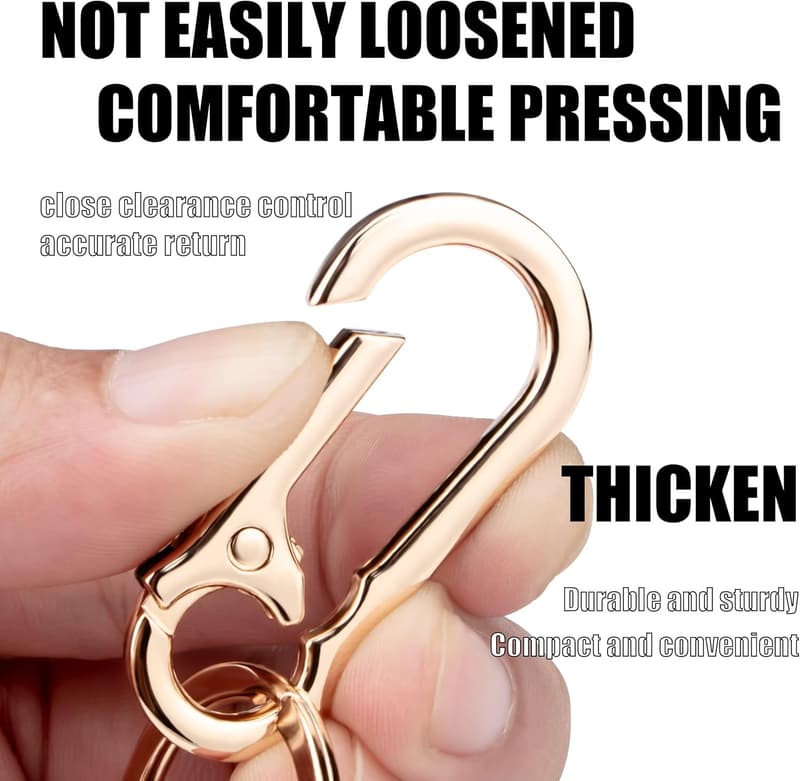 Metal Keychain Organizer for Home & Car Keys