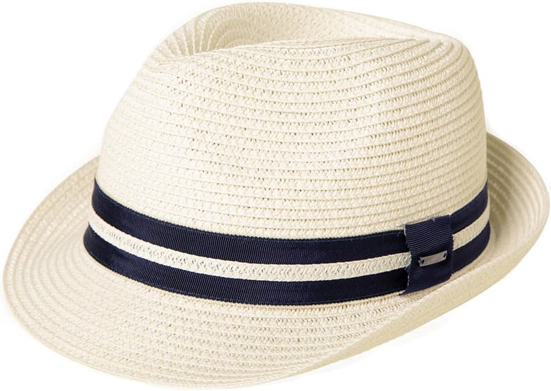 Packable Summer Straw Fedora Hat for Men - XL/XXL Size