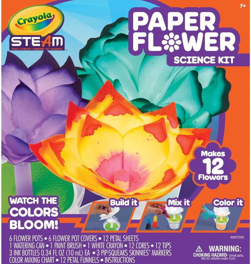Color Changing Flower Science Kit for Kids Ages 7-10