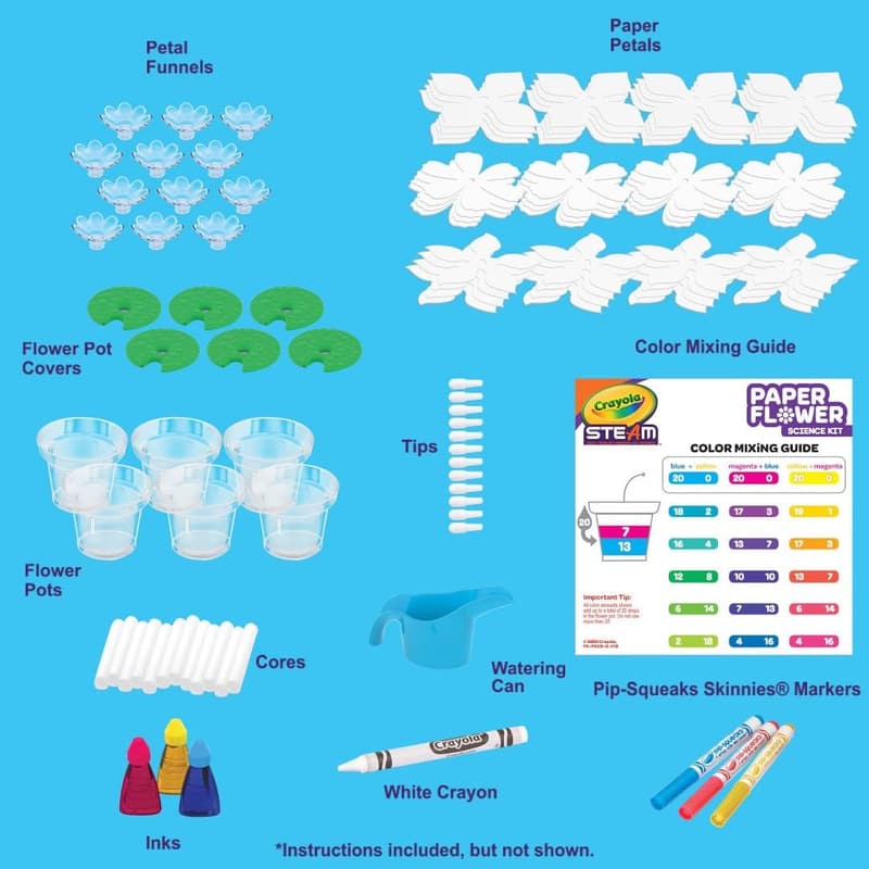 Color Changing Flower Science Kit for Kids Ages 7-10