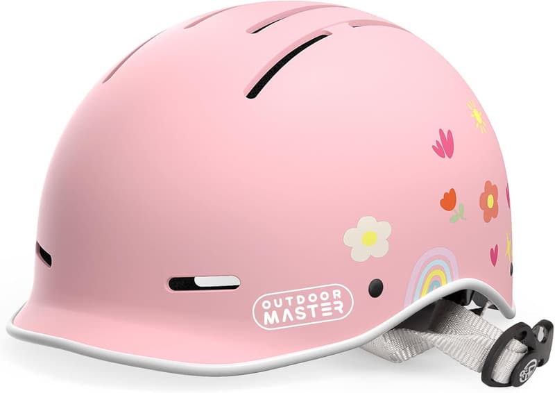 Toddler Bike Helmet with Visor & Dial Fit Adjustment