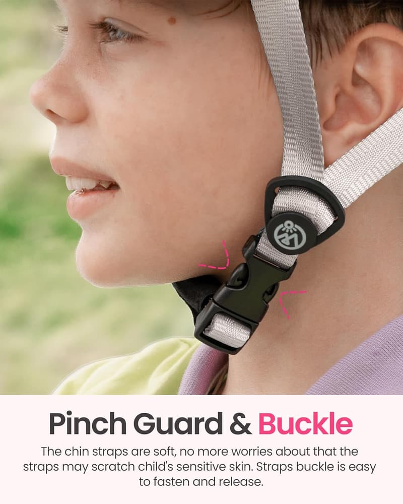 Toddler Bike Helmet with Visor & Dial Fit Adjustment