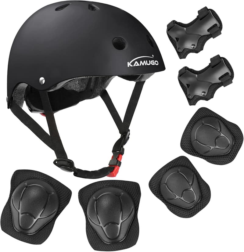 Kids Bike Helmet with Protective Gear Set for Ages 2-8