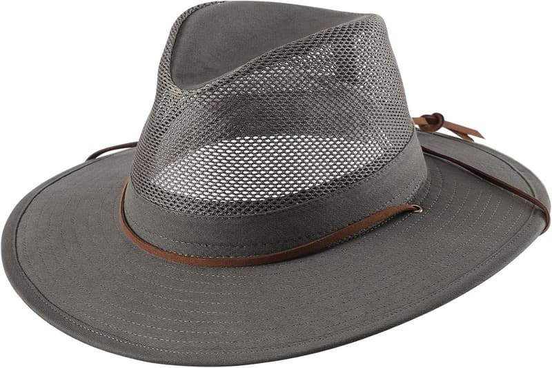 Summer Fedora Hat with UPF 50+ Sun Protection for Men and Women