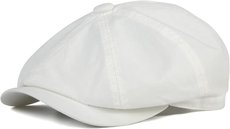 Vintage Cotton Newsboy Cap for Men
