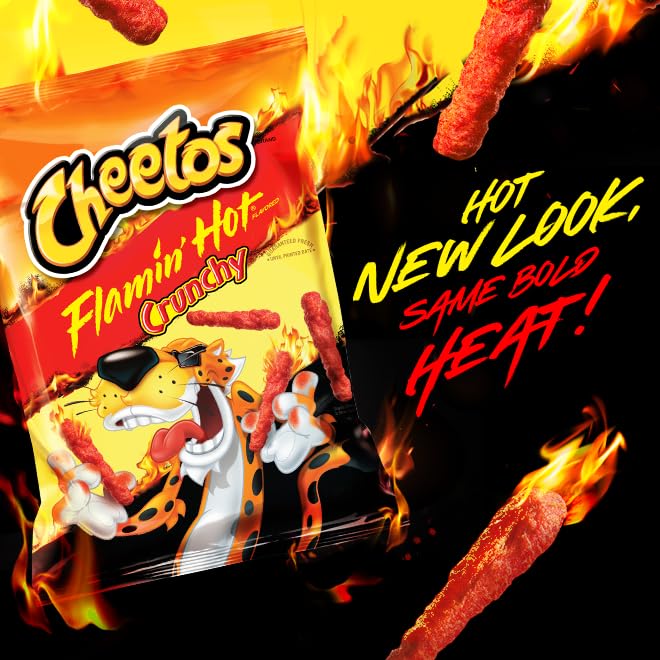 Frito Lay Flamin' Hot Snack Variety Pack, 40 Count